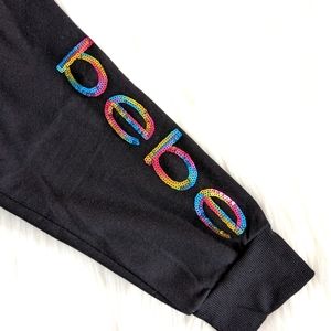 🌈NWT bebe Sport Sequin Rainbow Jogger, Size XL ~ Hard to Find!